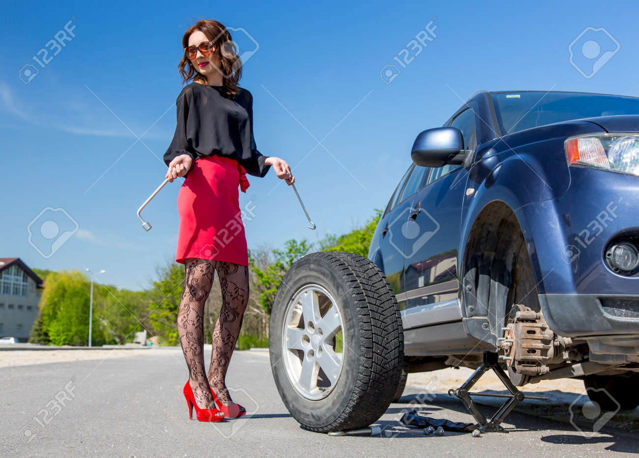 Car Drivers Short Skirts Pantyhose Car Drivers Short Skirts Pantyhose