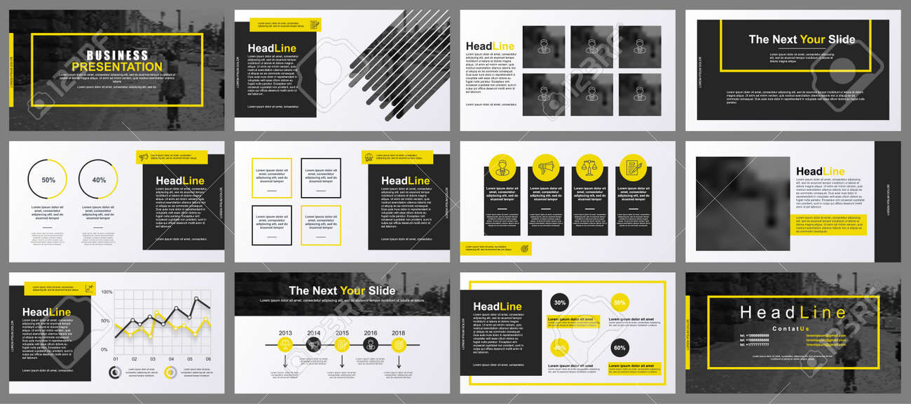 yellow and black slides