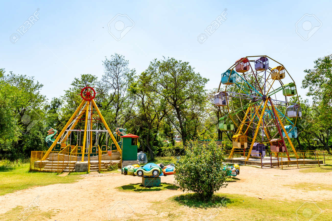 Islamabad Japanese Children Park Picturesque Breathtaking View Of Playground On A Sunny Blue Sky Day Stock Photo Picture And Royalty Free Image Image 136449343