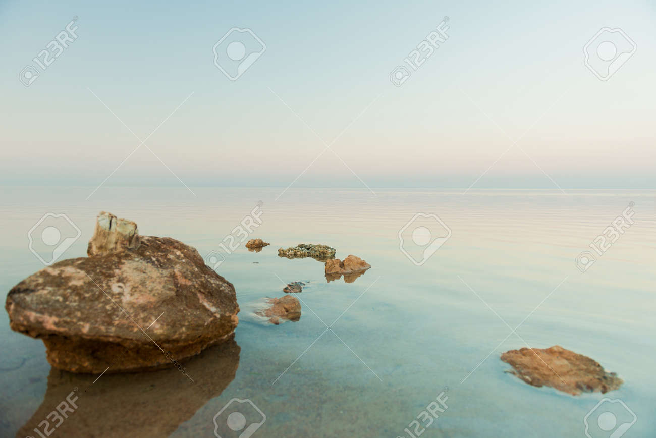 summer season seascape view at sunset - 127951890 summer season seascape view at sunset - 127951890