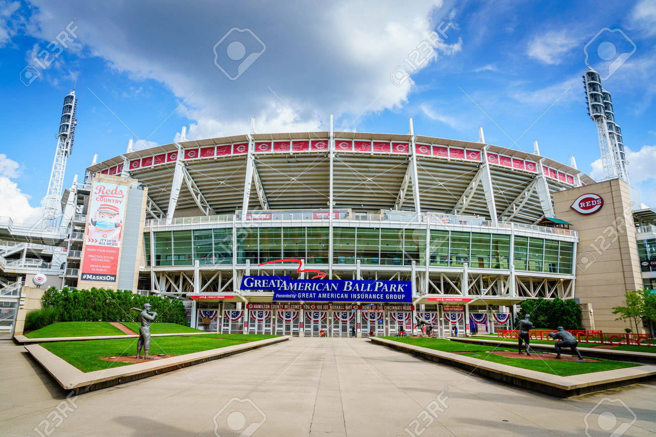 2020年8月29日、オハイオ州シンシナティ：シンシナティレッズ野球