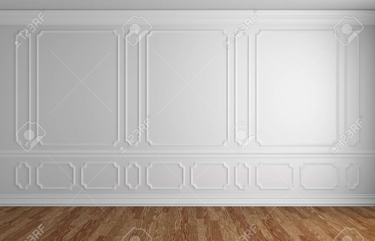Mur Blanc Avec Blanc L Ments De Moulures D Coratives Sur Le Mur Mur Blanc Avec Blanc L Ments De Moulures D Coratives Sur Le Mur
