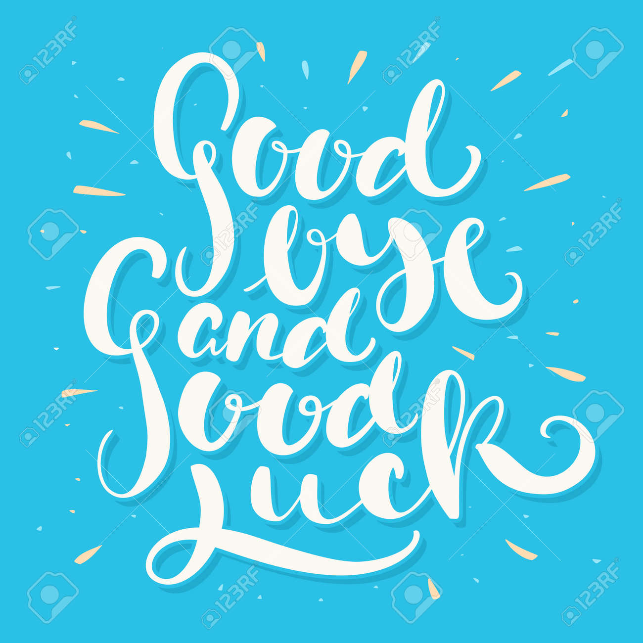 goodbye-and-good-luck-farewell-card-vector-handwritten-lettering-royalty-free-svg-cliparts-vectors-and-stock-illustration-image-166021401