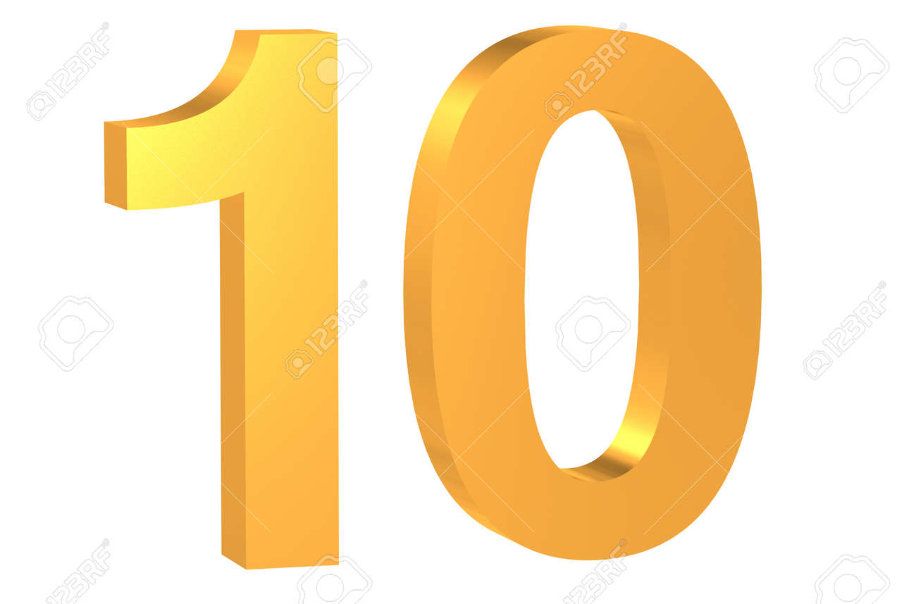 3d golden number 10
