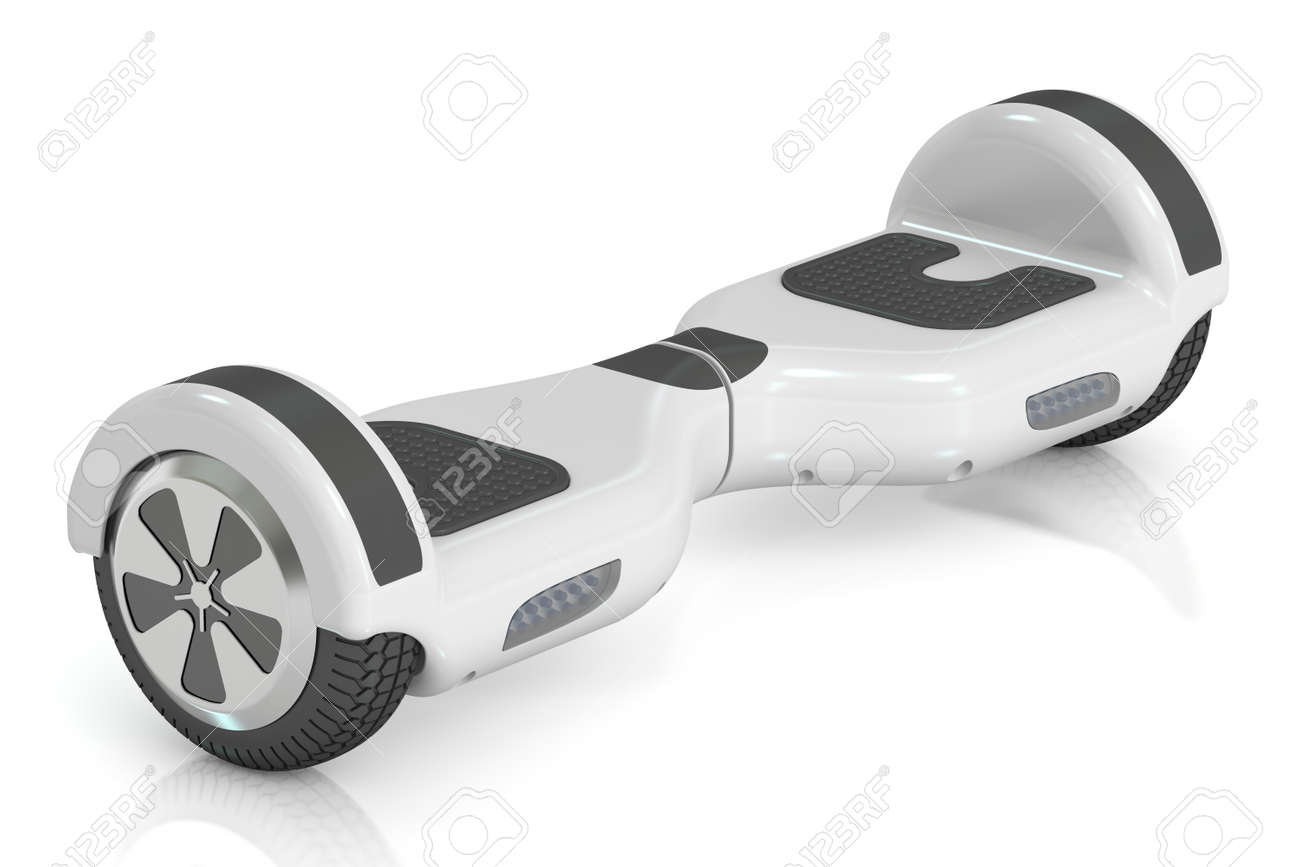 white hoverboard