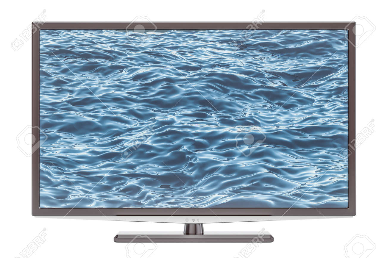 modern tv set 3d