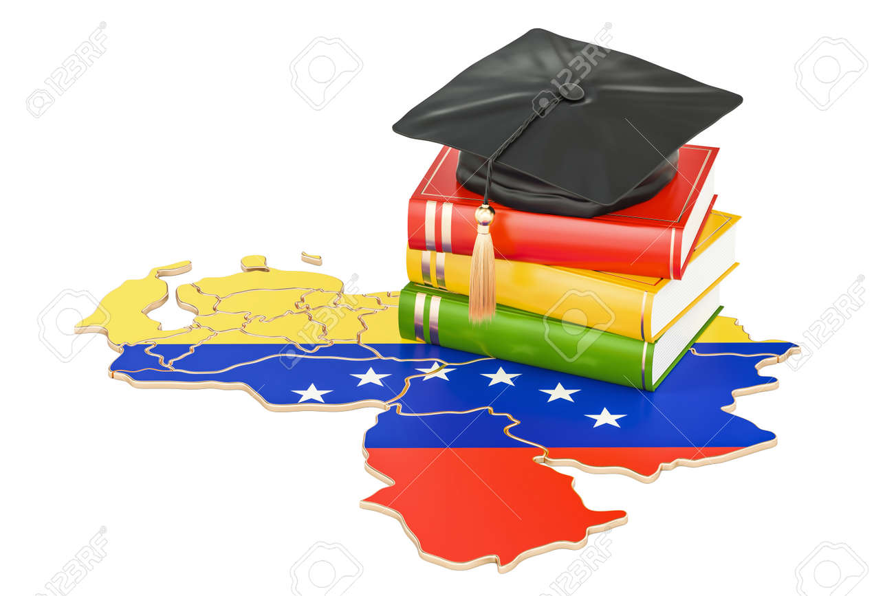 Educación En El Concepto De Venezuela, Representación 3D Aislada En El  Fondo Blanco Fotos, retratos, imágenes y fotografía de archivo libres de  derecho. Image 89621025