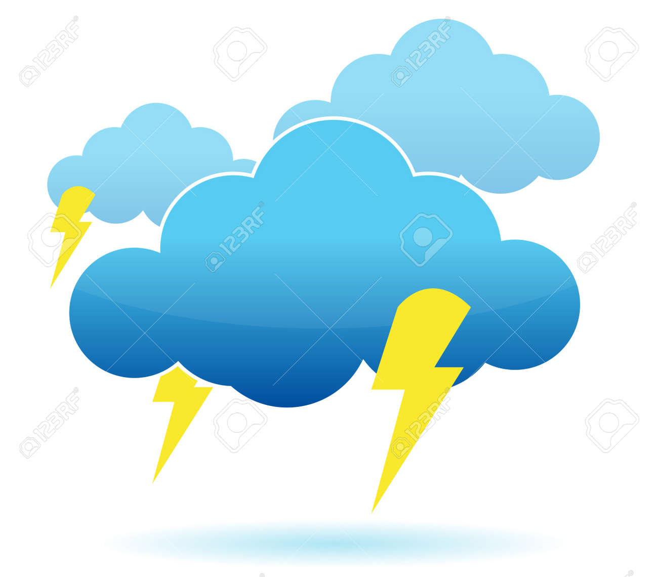 Thunder Cloud And Lightning Illustration Over White Background Royalty Free  SVG, Cliparts, Vectors, and Stock Illustration. Image 13698993., image size:1300x1140
