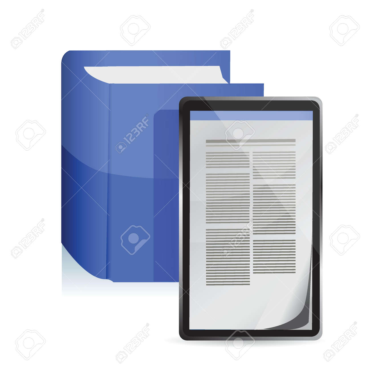 電子書籍リーダーのコンセプトです タブレット Pc イラスト デザインのイラスト素材 ベクタ Image 電子書籍リーダーのコンセプトです タブレット Pc イラスト デザインのイラスト素材 ベクタ Image