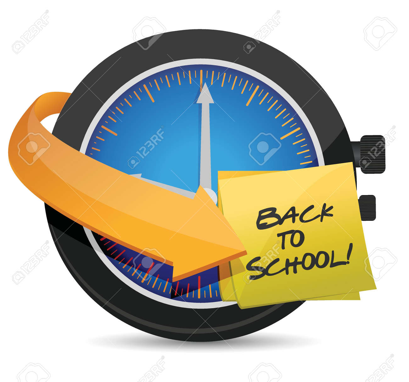 イラストにある 時計のデザイン学校の投稿に戻る時間 のイラスト素材 ベクタ Image イラストにある 時計のデザイン学校の投稿に戻る時間 のイラスト素材 ベクタ Image