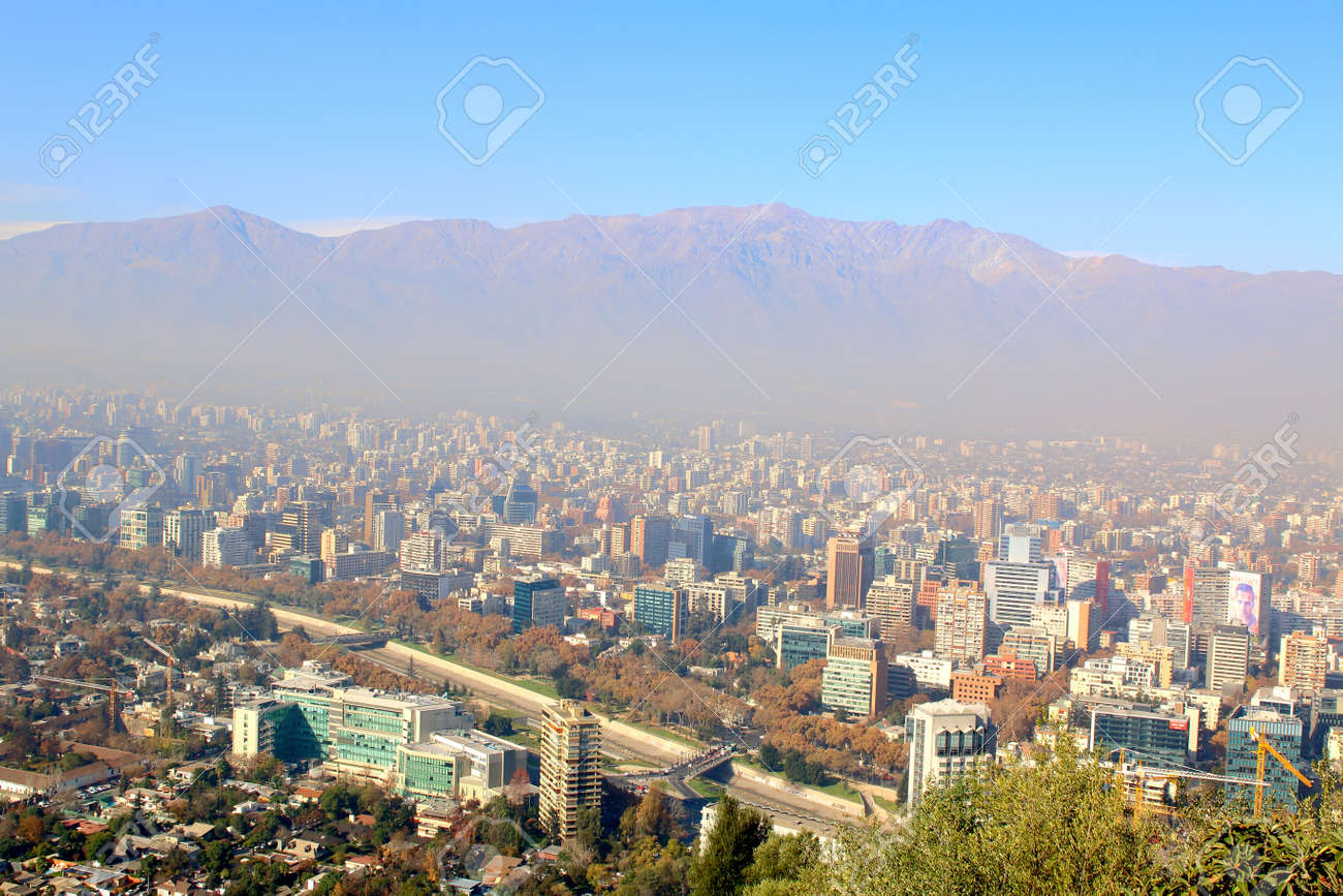 santiago capital of chile financial and economy center of south south america economy