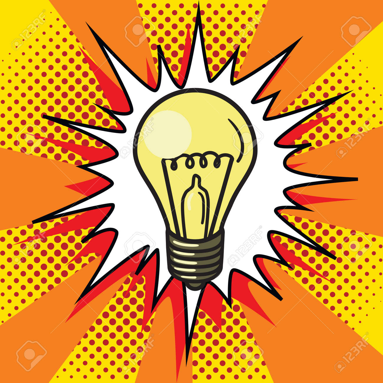 light bulb lamp pop