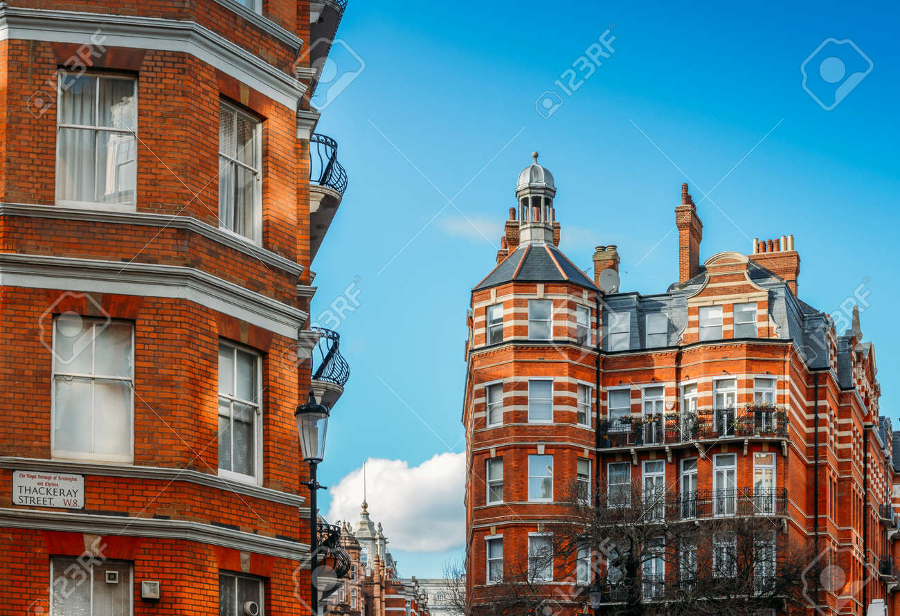 Expensive Edwardian Block Of Period Red Brick Apartments Typically ... Expensive Edwardian Block Of Period Red Brick Apartments Typically ...