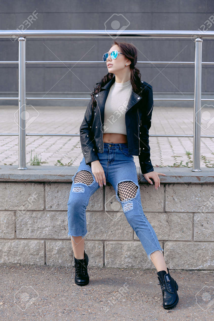 Rockera Look Rockero Casual Mujer Rockeros Vestimenta Adolescente