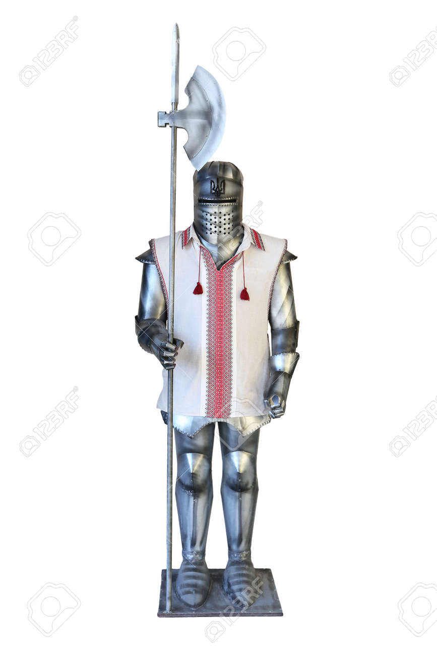 騎士の鎧とウクライナ国立洋服 の写真素材 画像素材 Image