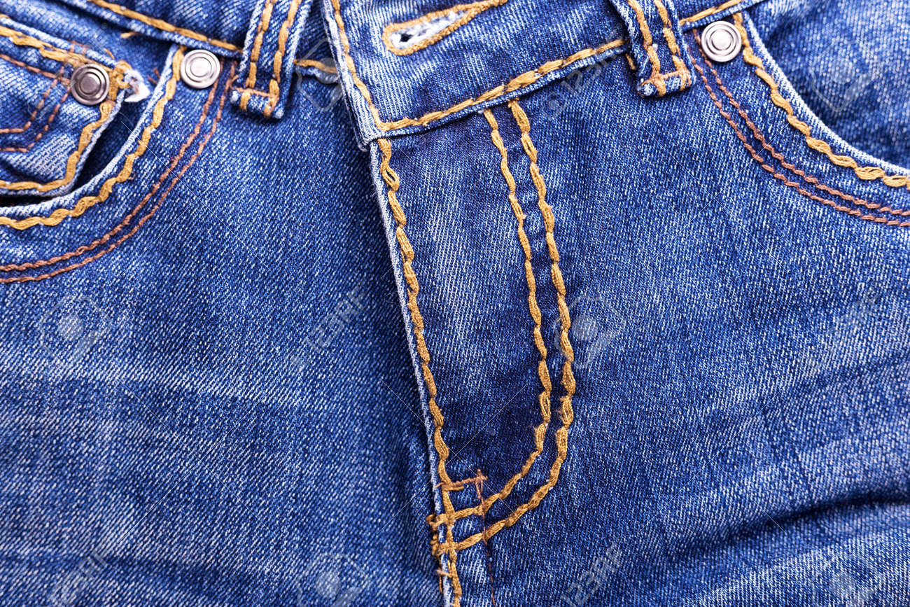 jeans with stitching