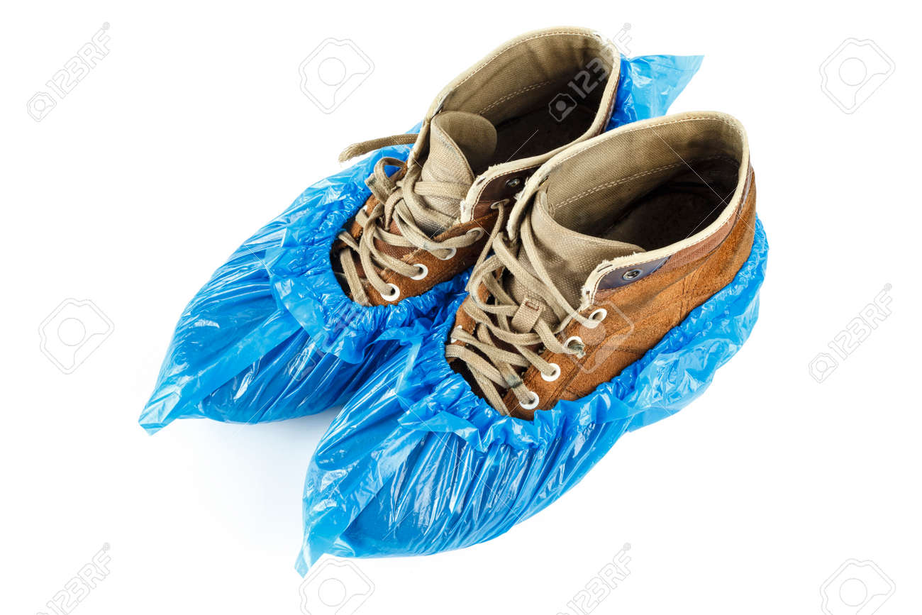 blue boot covers