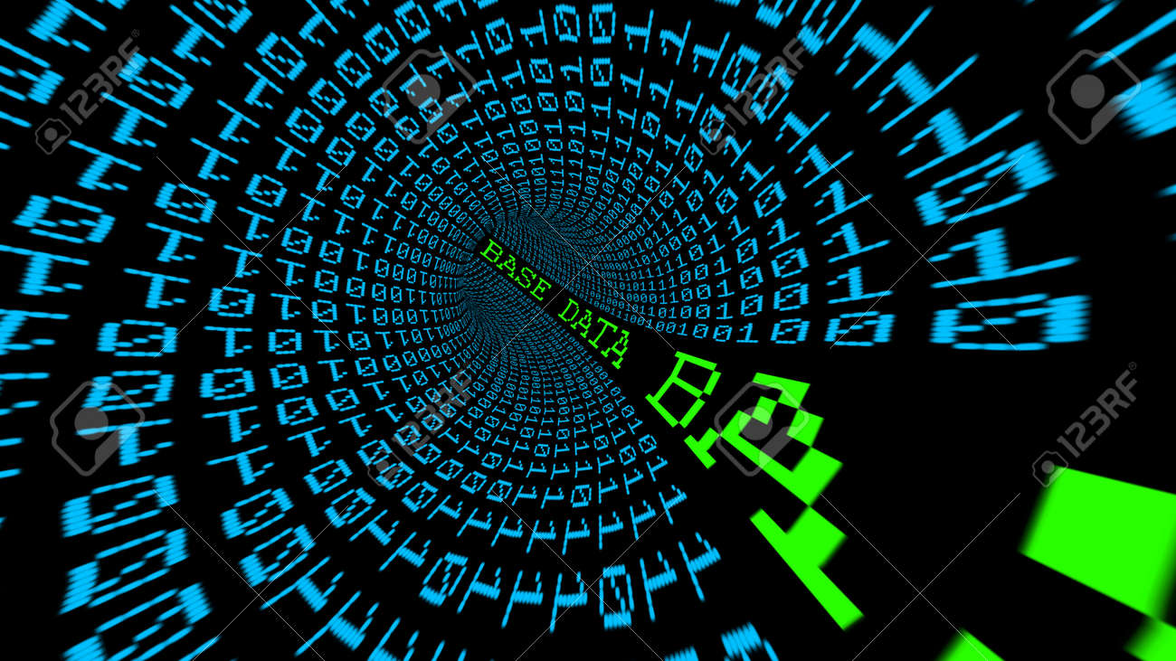 マトリックス データ トンネル の写真素材 画像素材 Image