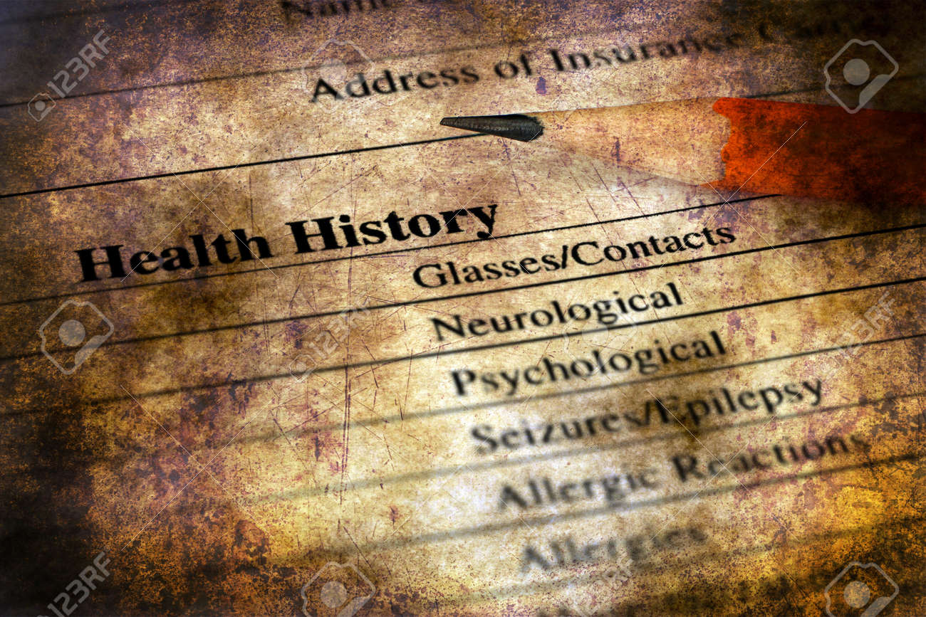 health history form grunge concept stock photo picture and royalty