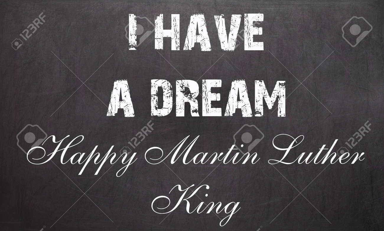 happy martin luther king day free typography greeting card on