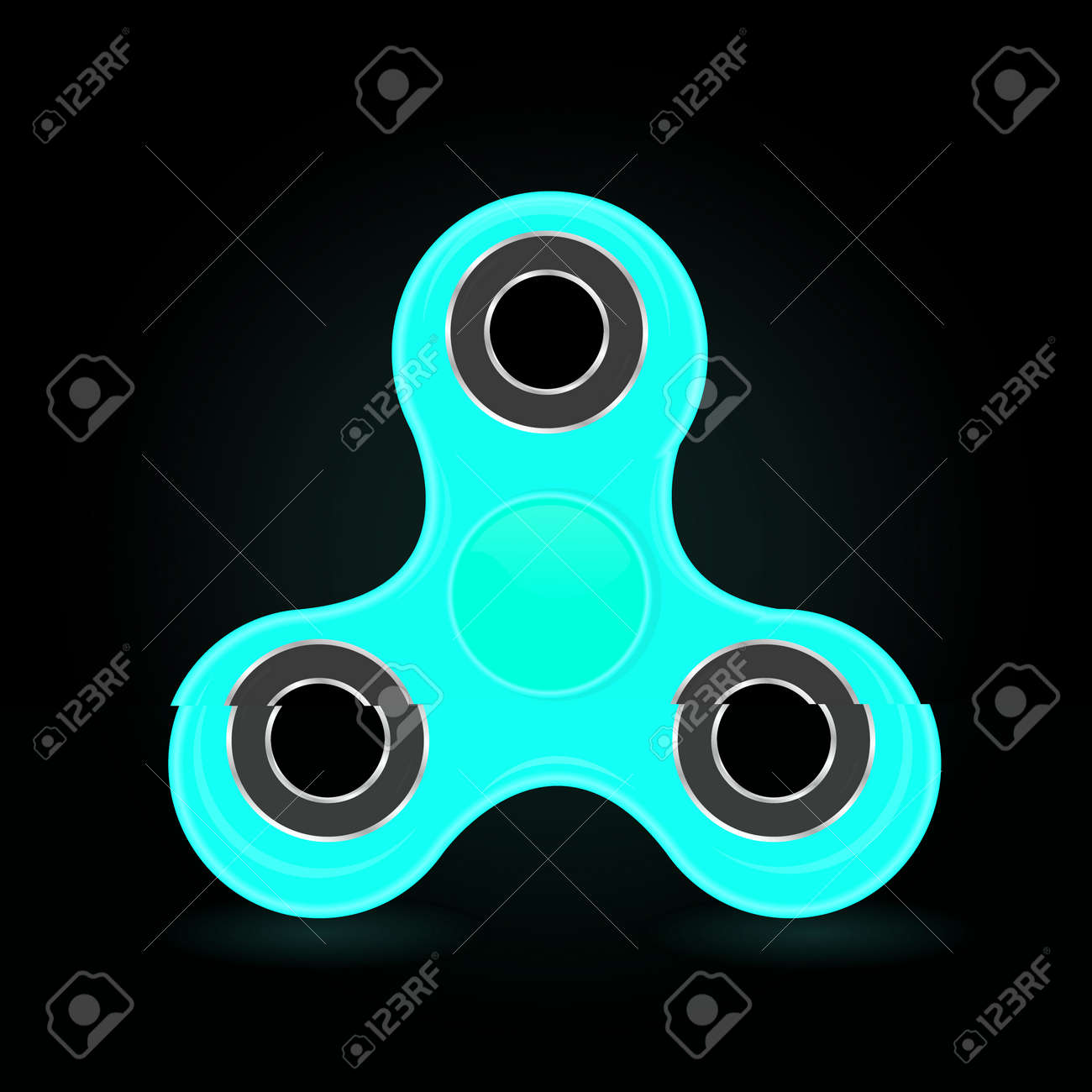 colorful fidget spinner