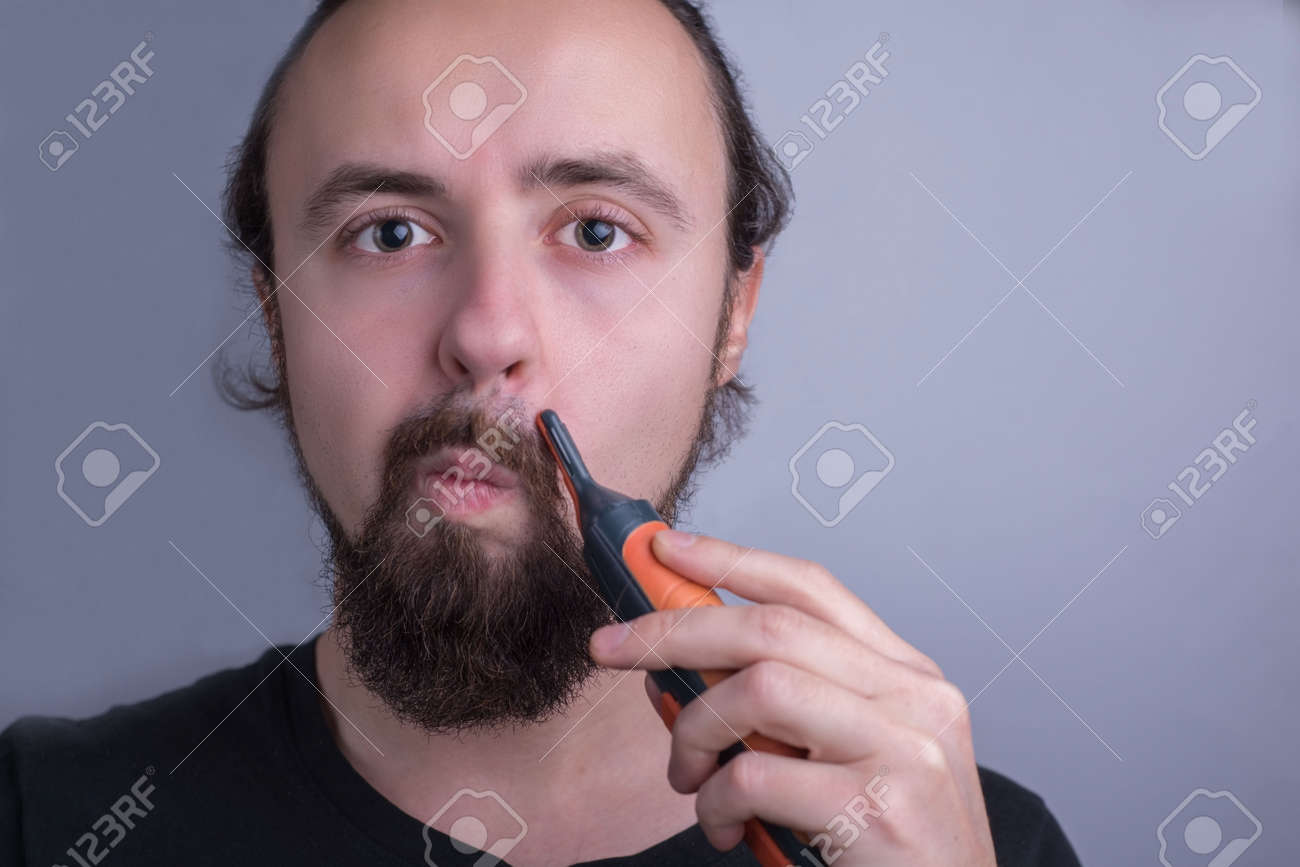 mustache cutter