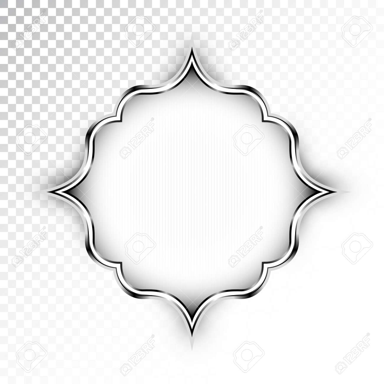 Vector Abstract Retro Style Design Element On Transparent