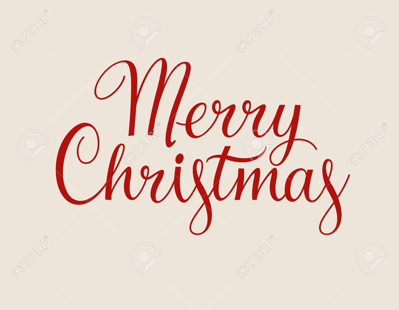 メリー クリスマスのテキスト ベクトルの図 カリグラフィ文字デザイン クリスマスのグリーティング カード テンプレート Eps 10 のイラスト素材 ベクタ Image