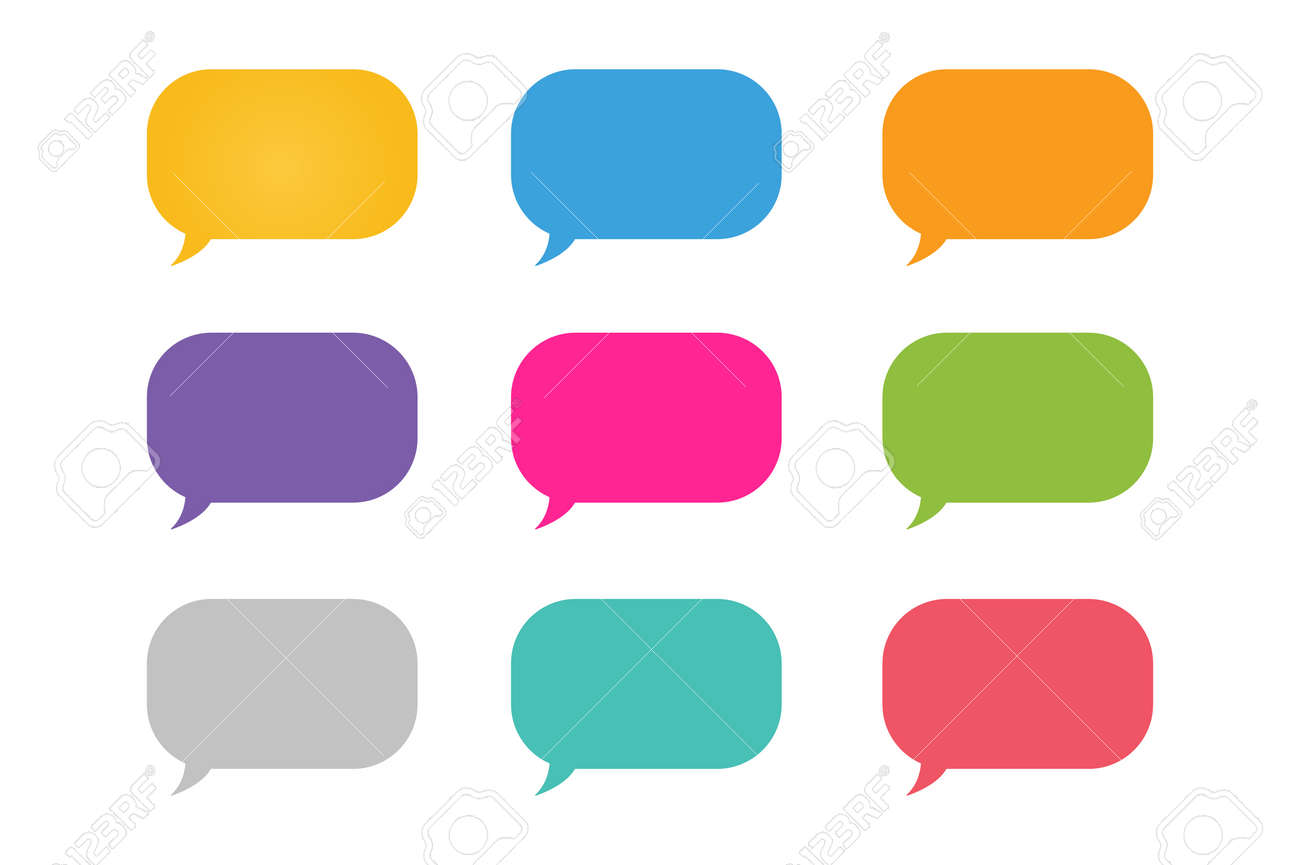 vector bubble shape bubble icon logo bubbles template icons