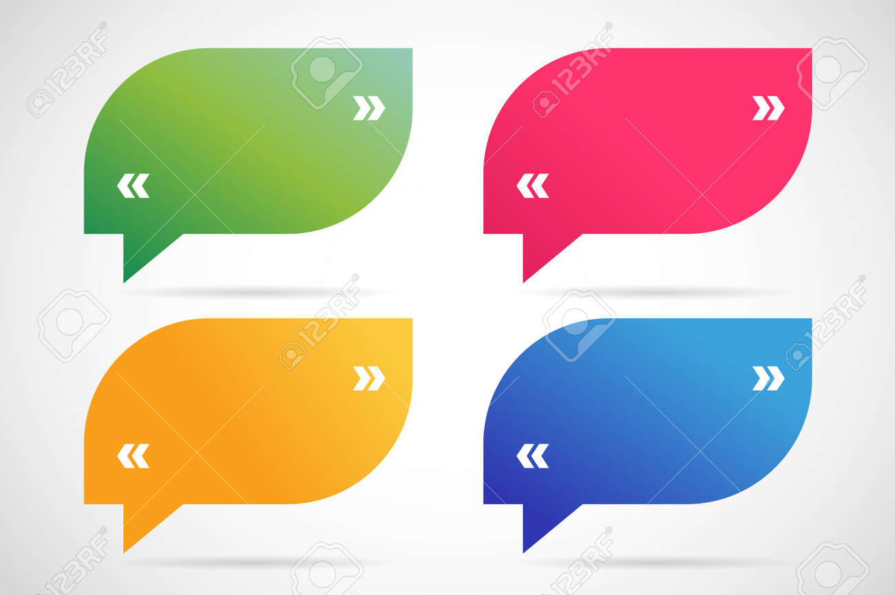 quote bubble vector blank template quote bubble icon empty