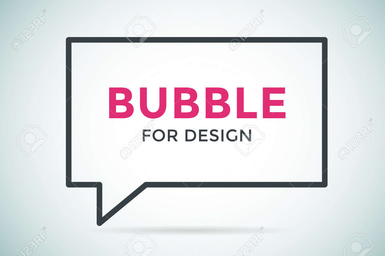 text bubble template