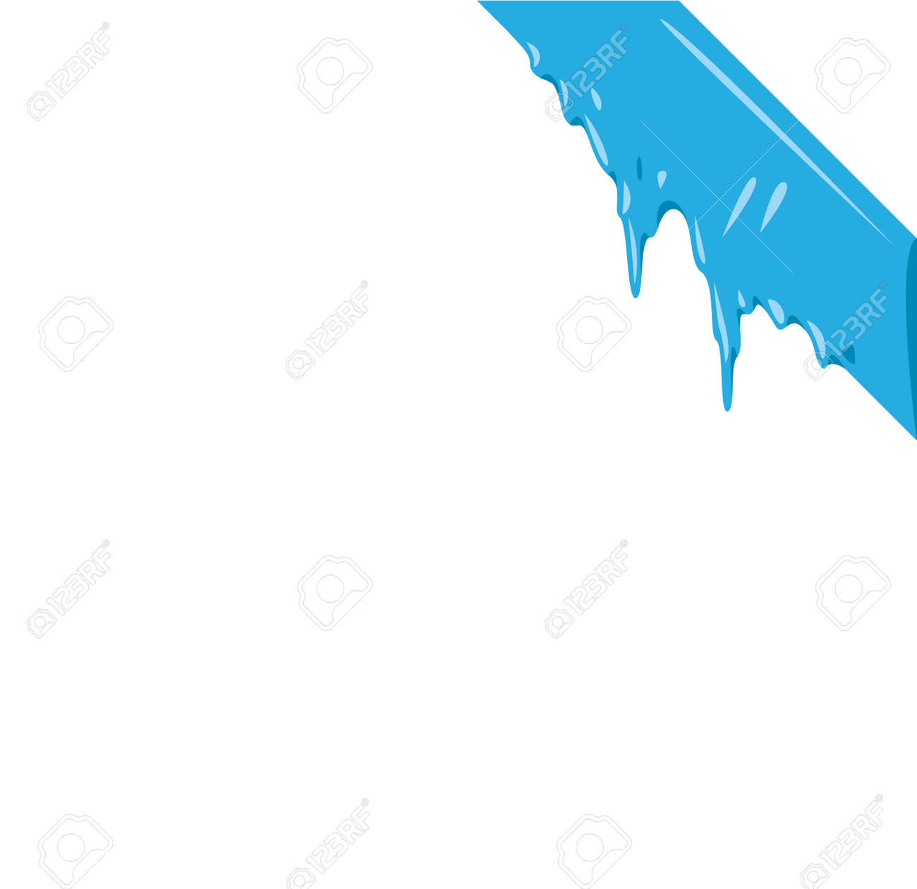 collection of frozen icicle snow winter vector banner icicle