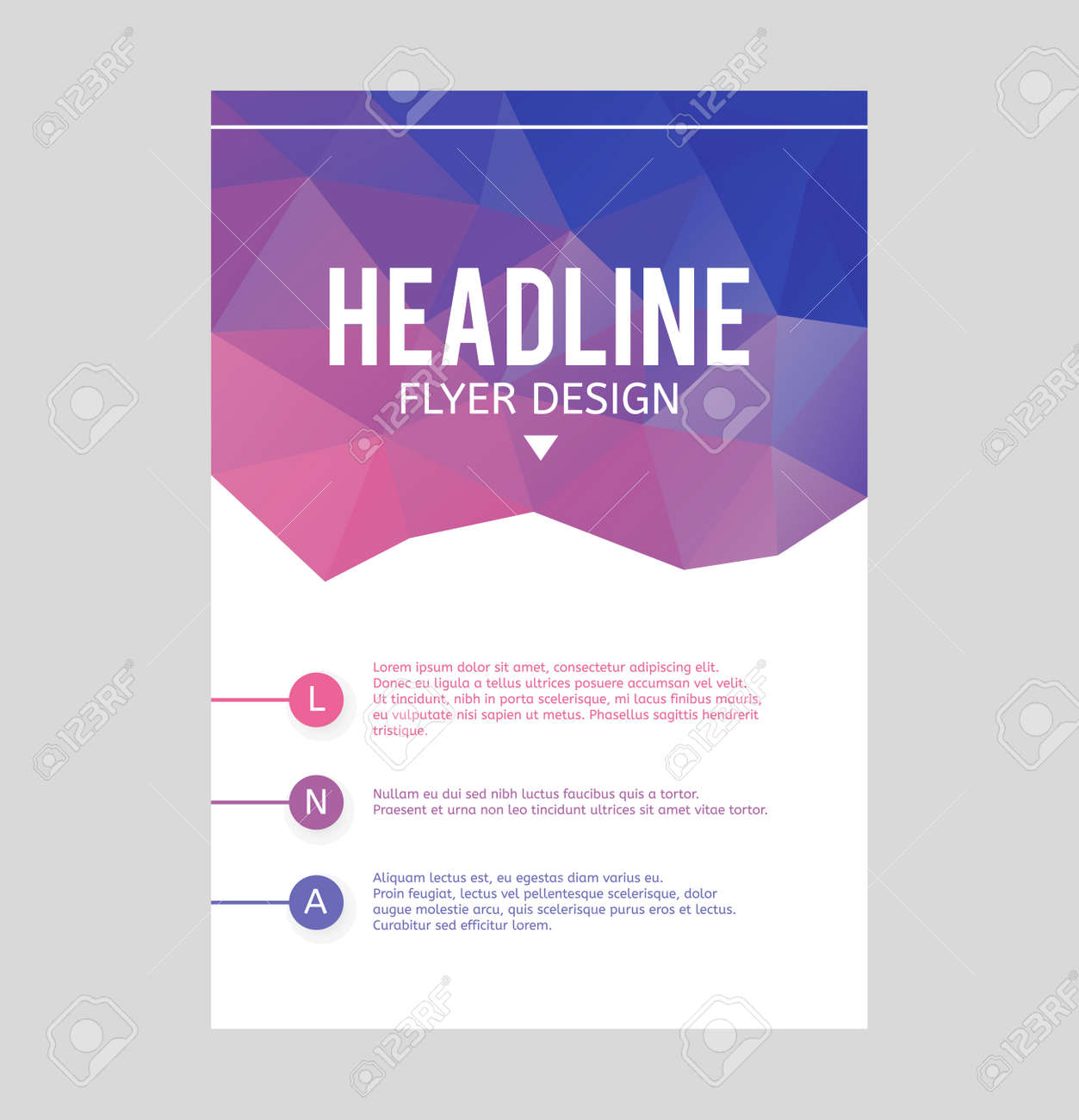 blank flyer background templates