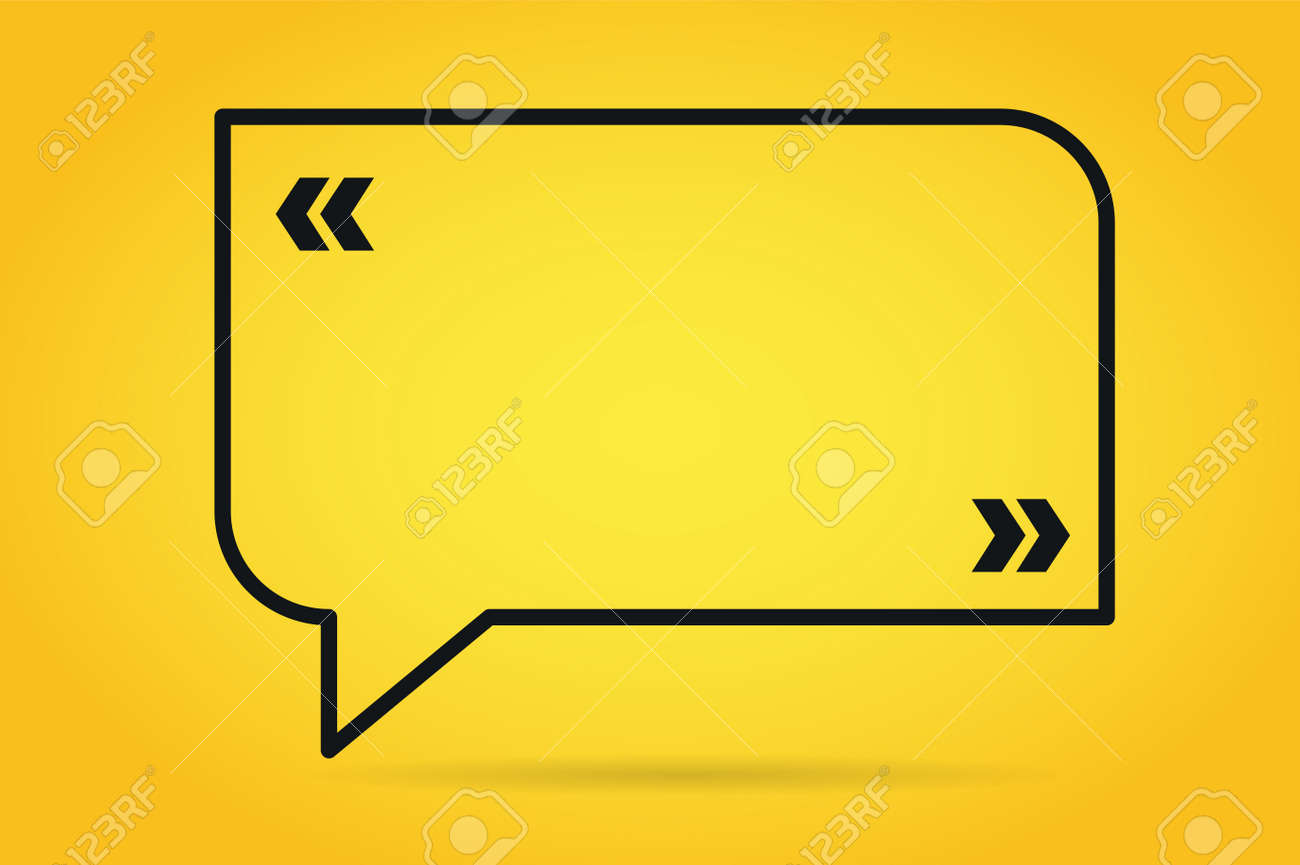 quote bubble blank template quote bubble icon empty bubble stock