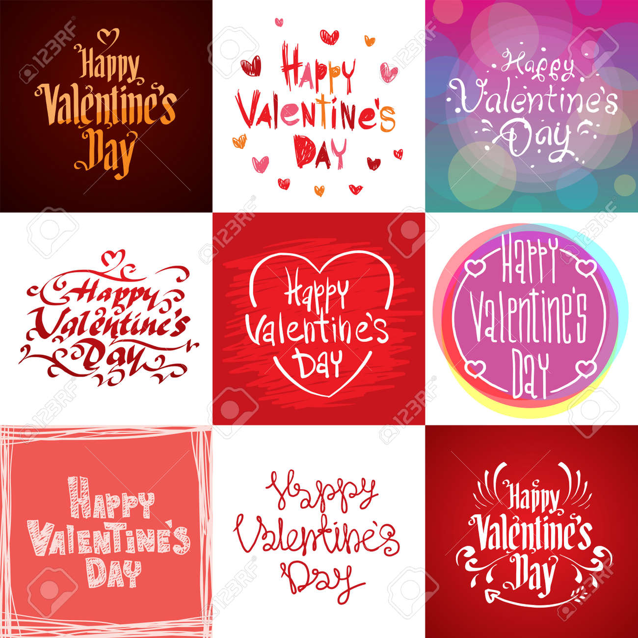 valentines card layout