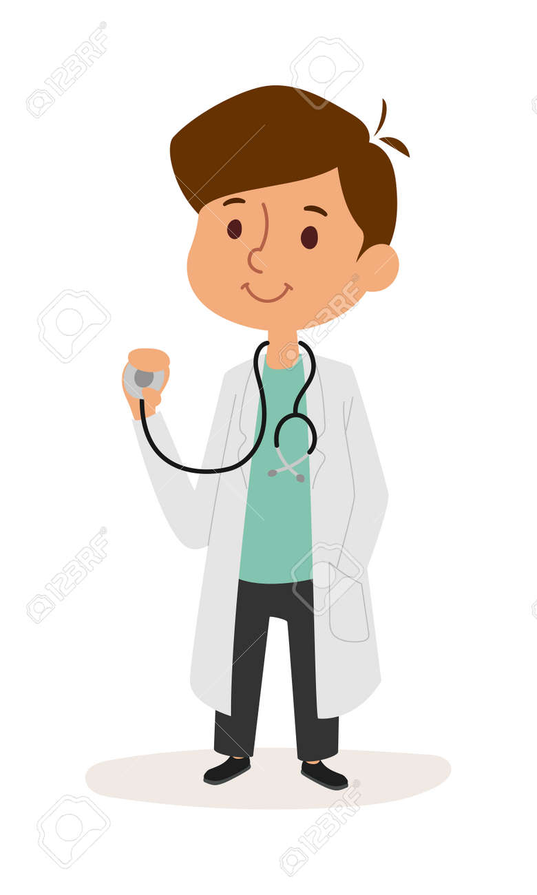 Personnage De Dessin Anime Docteur Garcon Et Un Medecin Garcon Jouant Docteur Garcon Avec Un Stethoscope Petite Personne Medicale En Blouse Blanche Pleine Longueur Portrait De Vecteur De Personnage De Dessin Anime Personnage De Dessin Anime Docteur Garcon Et Un Medecin Garcon Jouant Docteur Garcon Avec Un Stethoscope Petite Personne Medicale En Blouse Blanche Pleine Longueur Portrait De Vecteur De Personnage De Dessin Anime