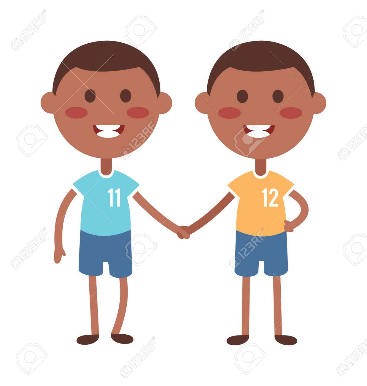 Twins Kids Holding Hands And Cute Twins Kids Together Twins Happy Kids Holding Hands Boy And Girl Vector Illustration Twins Brother And Sister Vector Illustration Royalty Free Cliparts Vectors And Stock Illustration