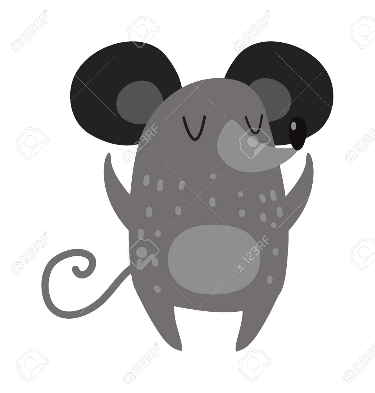 Hand Kleine Maus Und Entzuckende Graue Gluckliche Hand Gezeichnete Maus Gezeichnet Hand Haus Grau Karikatur Haustier Maus Gezeichnet Kleine Niedliche Ratte Cartoon Lachelnd Grau Hand Gezeichnet Maus Arme Niedlichen Ratte Vektor Ausgestreckt