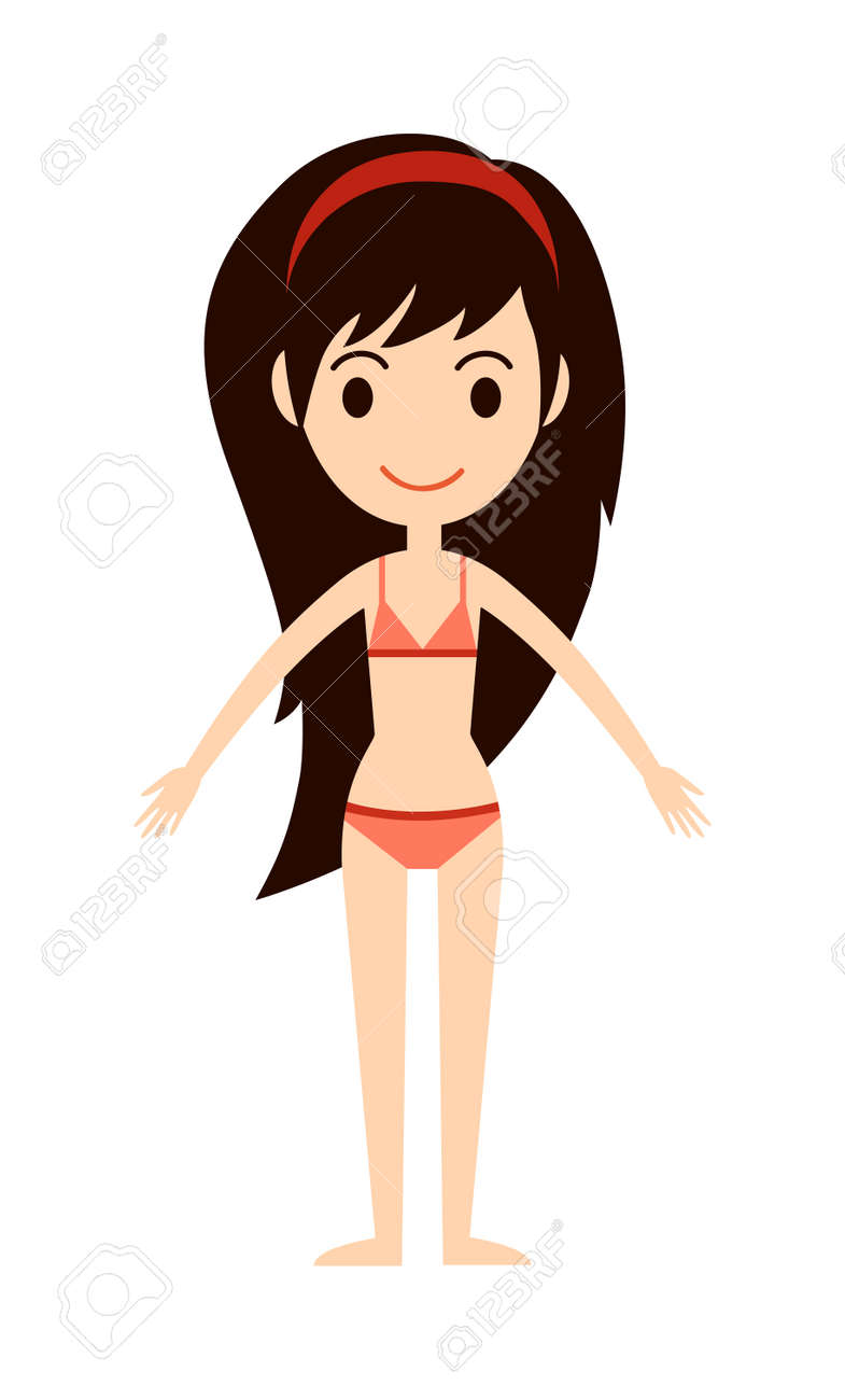 little girls wearing swimsuits