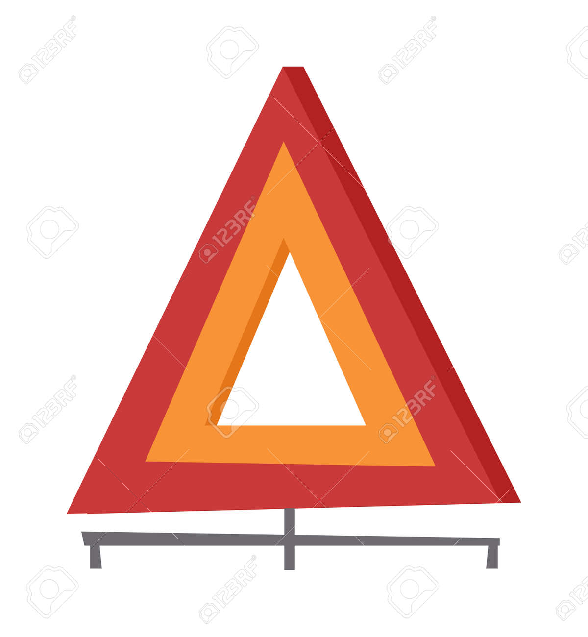 emergency warning triangle vector and emergency triangle accident emergency warning