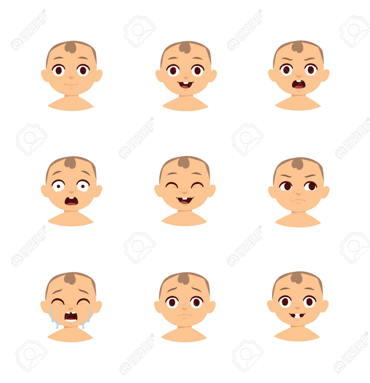 かわいい赤ちゃんの顔文字のセットです 赤ちゃん絵文字フラット文字 絵文字表現漫画赤ちゃん女の子顔と赤ちゃんの顔文字 陽気な記号絵文字かわいい頬が大好きです モダンな小さな男の子おかしいベクトル スタイル のイラスト素材 ベクタ Image かわいい赤ちゃんの顔文字のセットです 赤ちゃん絵文字フラット文字 絵文字表現漫画赤ちゃん女の子顔と赤ちゃんの顔文字 陽気な記号絵文字かわいい頬が大好きです モダンな小さな男の子おかしいベクトル スタイル のイラスト素材 ベクタ Image