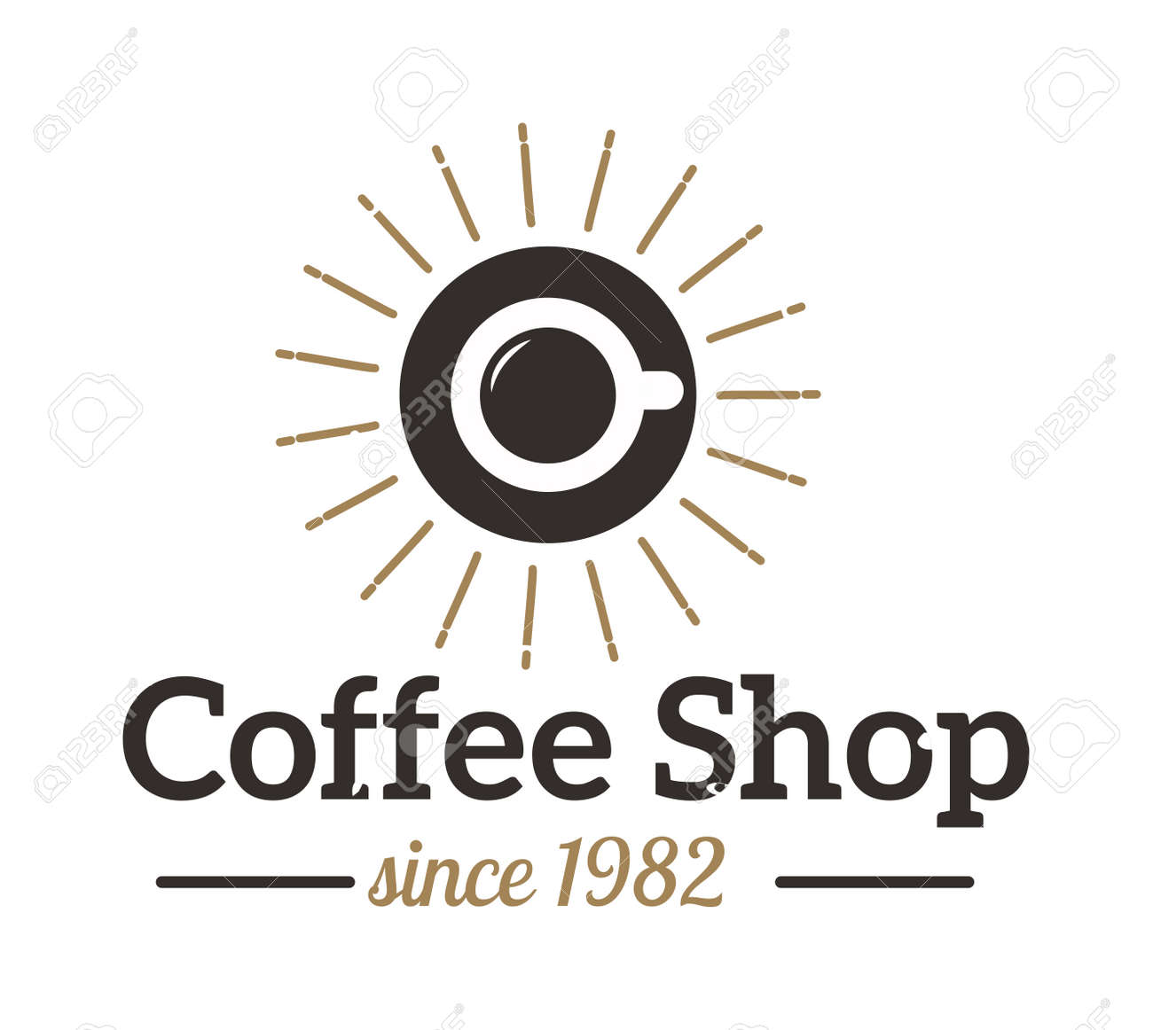 coffee logo shop sign