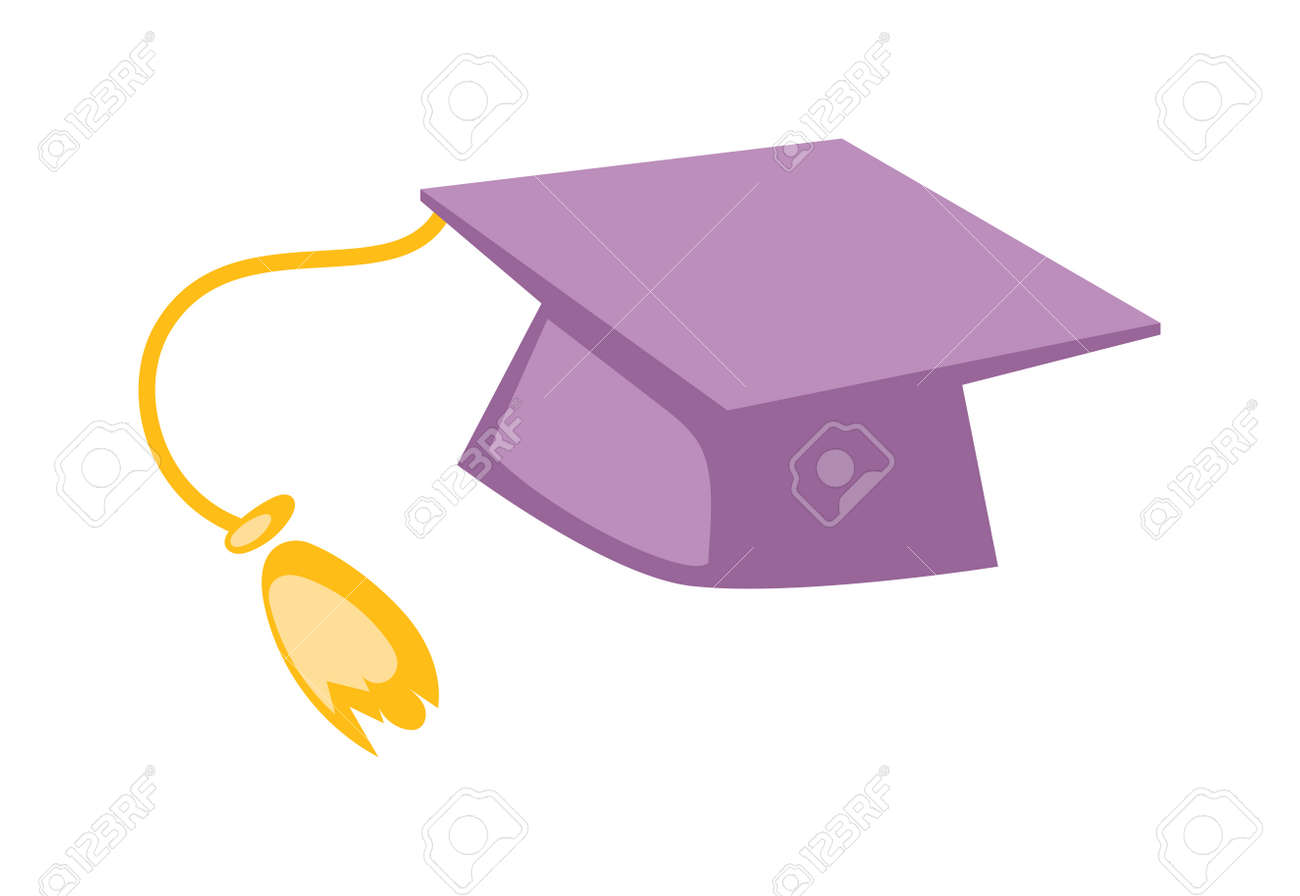 卒業キャップ卒業の帽子アイコン ベクトル イラスト 大学学校卒業の帽子アイコンと学生式卒業記号です 成果学位大学院成功のイラスト素材 ベクタ Image 5995