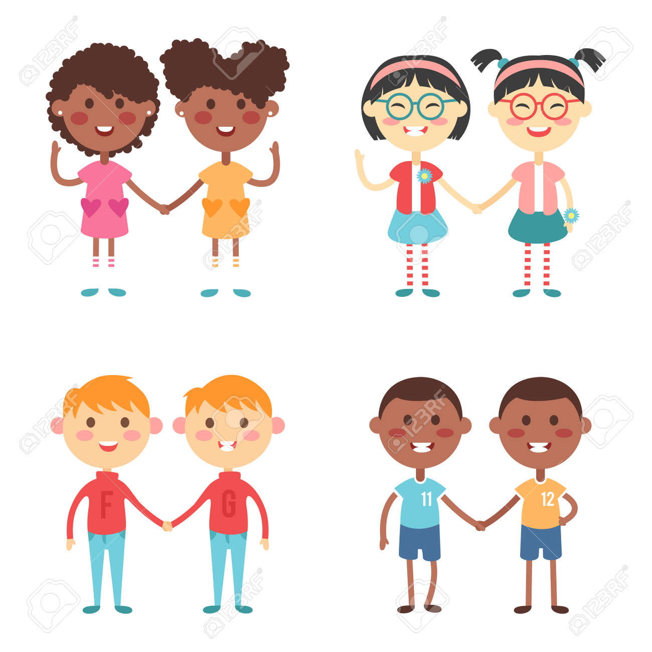 Vector Cute Cartoon Twins Brothers And Sisters Twin Kids Isolated Royalty Free Cliparts Vectors And Stock Illustration Image 62679884 The cramp twins is an animated series created by cartoonist brian wood for cartoon network. vector cute cartoon twins brothers and sisters twin kids isolated