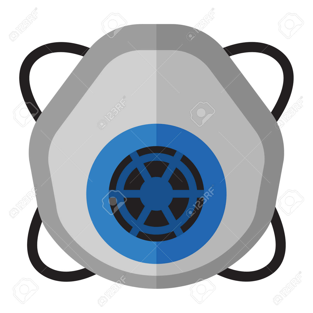 respiratory protection mask vector illustration respiratory respritory protection
