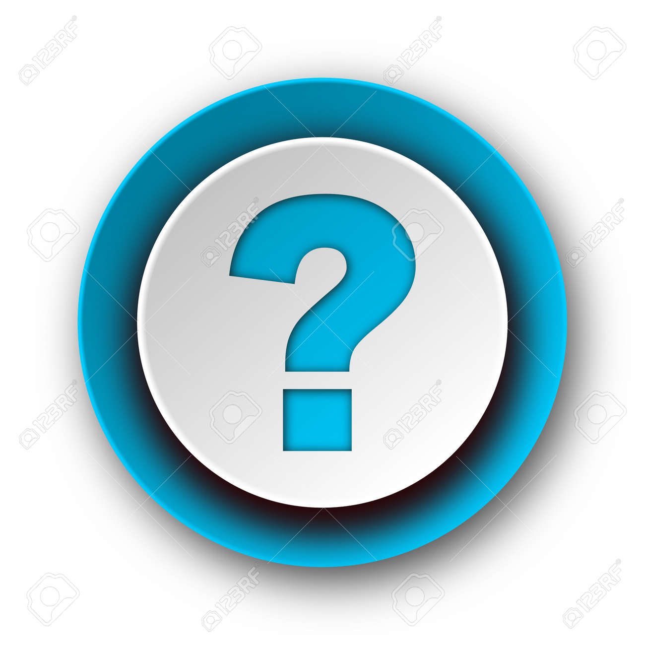 Fragezeichen Blauer Moderner Web Symbol Auf Weissem Hintergrund Lizenzfreie Fotos Bilder Und Stock Fotografie Image 32251325