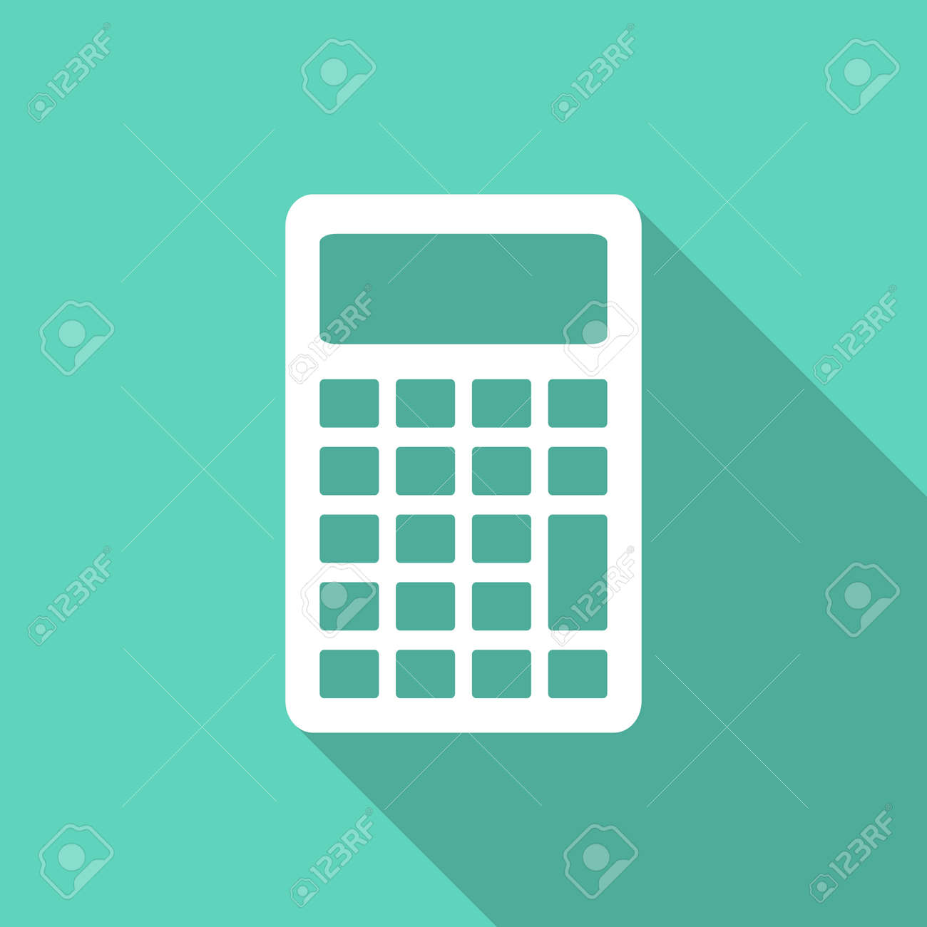 calculator flat design modern