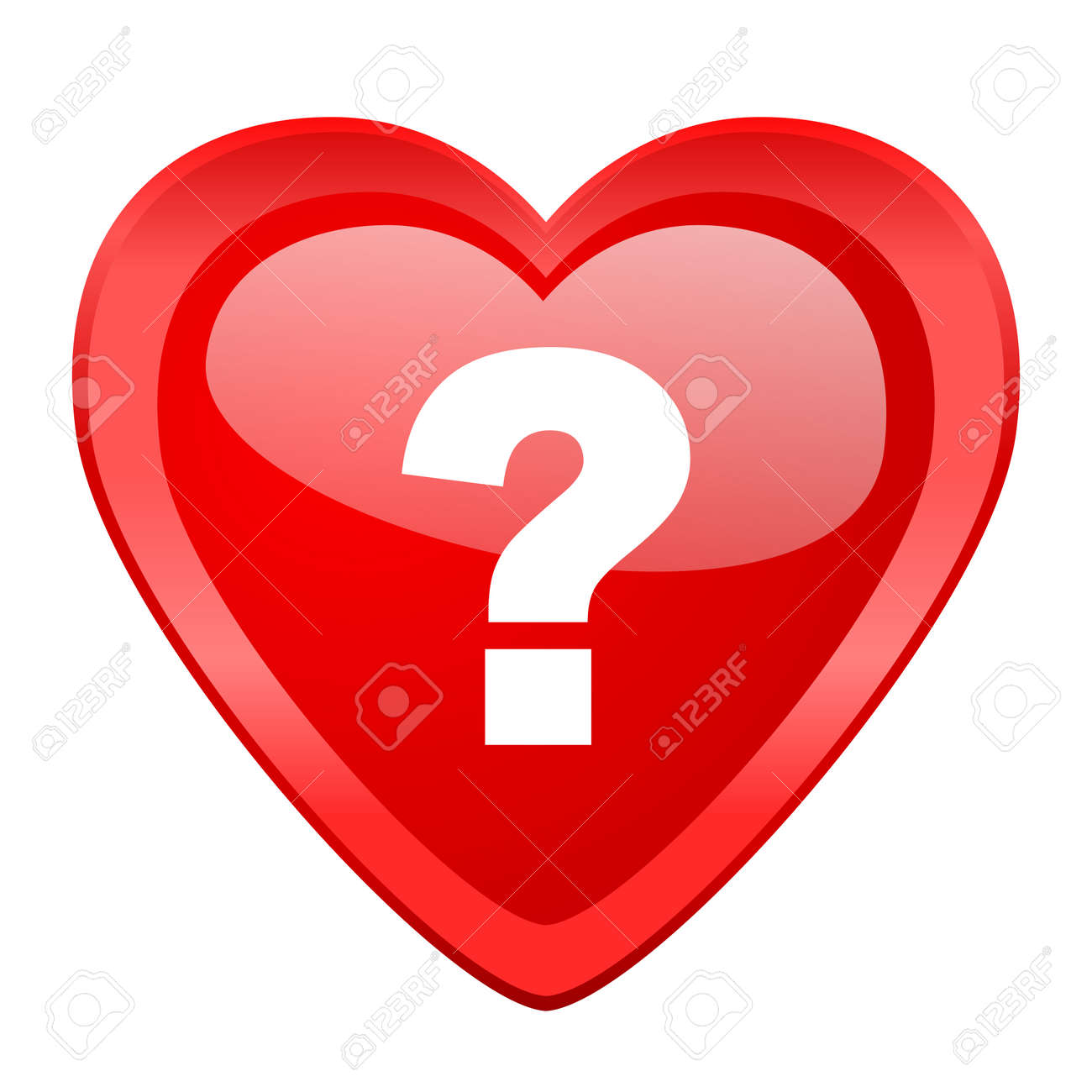 Fragezeichen Rotes Herz Valentine Glanzend Web Ikone Lizenzfreie Fotos Bilder Und Stock Fotografie Image 51033794