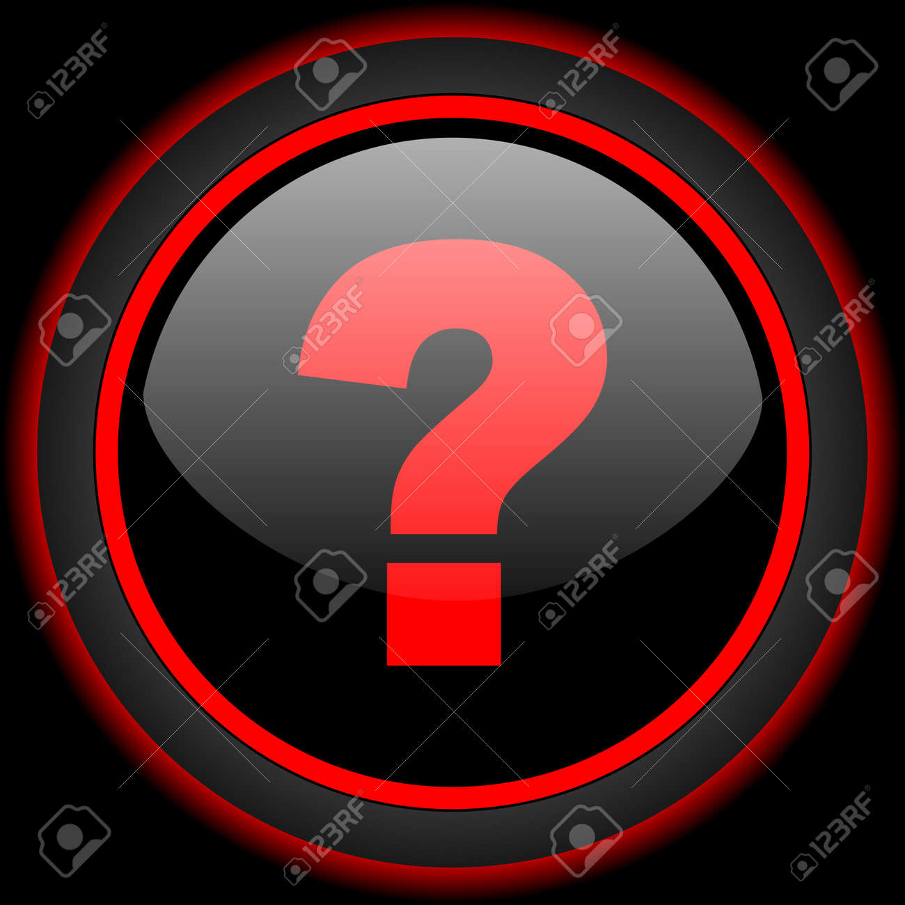 Fragezeichen Schwarz Und Rot Glanzend Internet Symbol Auf Schwarzem Hintergrund Lizenzfreie Fotos Bilder Und Stock Fotografie Image 53462553