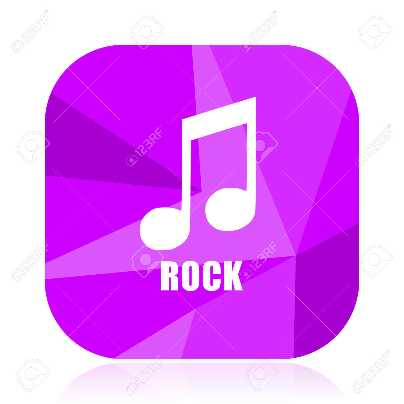 rock music violet square
